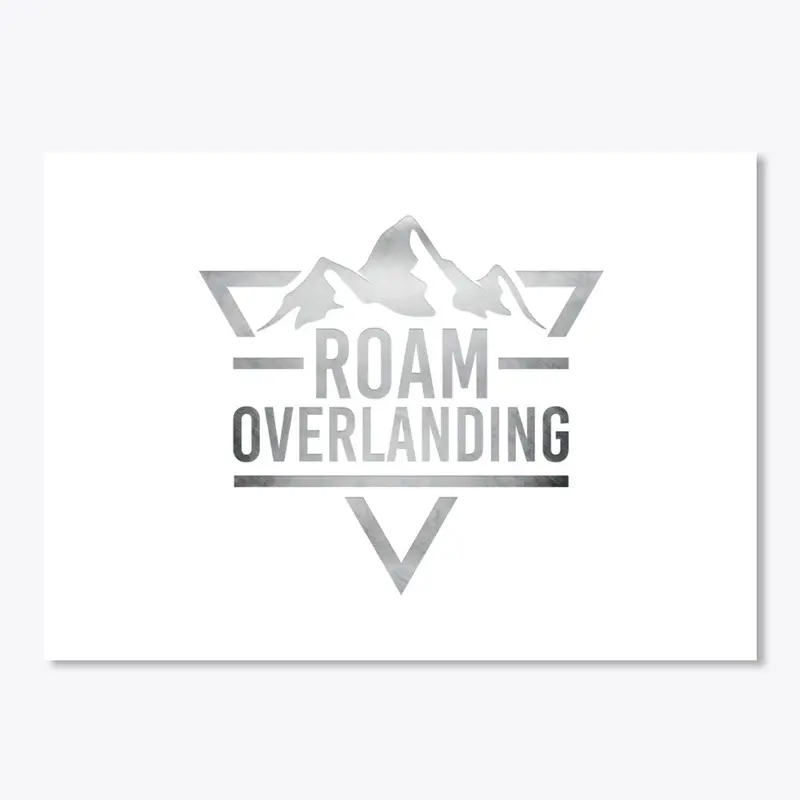 ROAM Overlanding Sticker (Light)