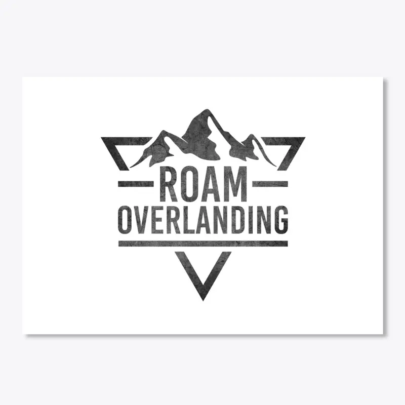 ROAM Overlanding Sticker (Dark)