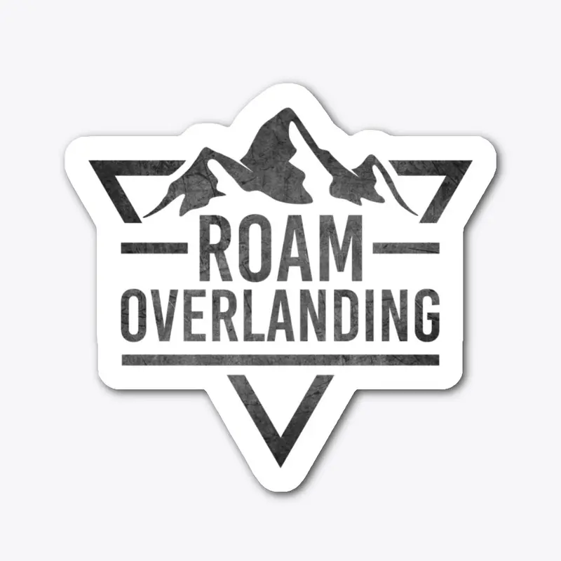 ROAM Overlanding Sticker (Dark)